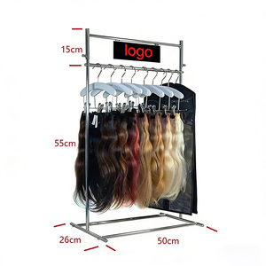 Estante de exhibición para extensiones de cabello, estante de exhibición de material metálico para extensiones de cabello, soporte de exhibición para extensiones de cabello - Product Image 1
