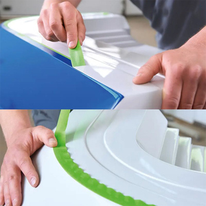 Ruban <span class=keywords><strong>de</strong></span> <span class=keywords><strong>masquage</strong></span> en coton acrylique haute température 120°C pour peinture automobile, résistant à la chaleur, <span class=keywords><strong>sans</strong></span> résidu, facile à déchirer, pour peinture au pistolet automobile - Product Image 3