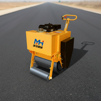 Rouleau vibratoire à tambour unique haute puissance Muhua avec moteur et rayon de braquage court pour le compactage de l'asphalte et du sol dans la construction