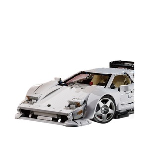 Kbox 10547 <b>Plastic</b> Sports Car Model Building <b>Block</b> Set 800+ Pieces Adult Assembly Toy Gift - Product Image 1