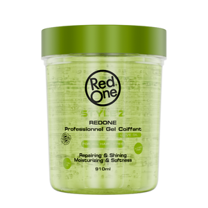 Gel para el Cabello con Aceite de Oliva Redone Stylez 910ml, Tamaño Extra Grande para Barbería, Fijación Fuerte, Gel Profesional para Peinar, Reparador y Nutritivo - Product Image 2