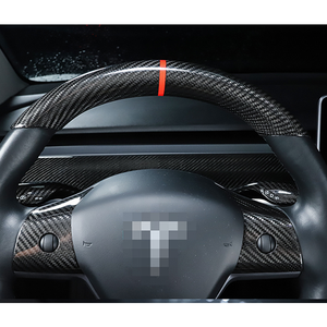 <span class=keywords><strong>Couvre</strong></span>-<span class=keywords><strong>volant</strong></span> en fibre de carbone pour <span class=keywords><strong>Tesla</strong></span> <span class=keywords><strong>Model</strong></span> <span class=keywords><strong>3</strong></span> - Product Image 3