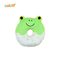 Nouveau jouet pour animaux Famipet : Donut à thème printanier, design animaux, mignon, doux, en peluche, avec son froissement et couineur, pour chiens