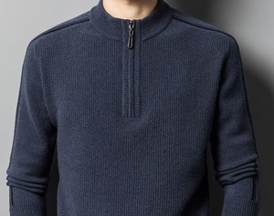 Suéter de Cachemira 100% Pura al por Mayor para <span class=keywords><strong>Hombre</strong></span>, Nuevo Suéter de Cachemira Tejido para Invierno, Suéter Interior - Product Image 3