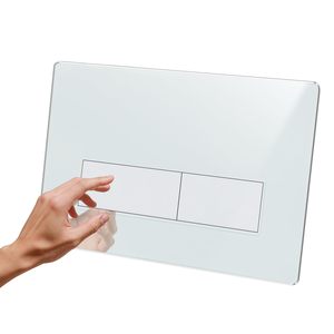 Plaque de chasse WC à double chasse, bouton de commande pour réservoir Sigma UP300 UP320, couleur personnalisée, compatible Geberit - Product Image 1