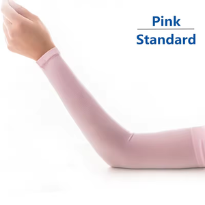 Maßgefertigte Großhandels-Sonnenschutz-Armstulpen aus Eisseide, Kühlende Ellbogen-Armstulpen - Product Image 4