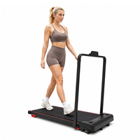 Caminadora Plegable Portátil, Mini Caminadora para Debajo del Escritorio, Máquina para Correr y Hacer Ejercicio, Manual y Eléctrica, para el Hogar