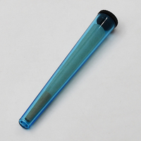 Conteneur d'emballage conique en plastique PS résistant aux enfants, personnalisé, 115 mm, coloré, imprimé à l'écran, avec logo personnalisé, tube conique