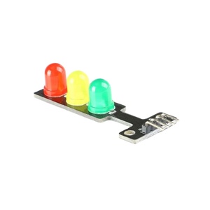 Nouveau module d'affichage LED Mini 5V pour feux de circulation Arduino, rouge, jaune, vert, LED RGB F5 5mm - Kit électronique DIY pour feux de circulation - Product Image 2