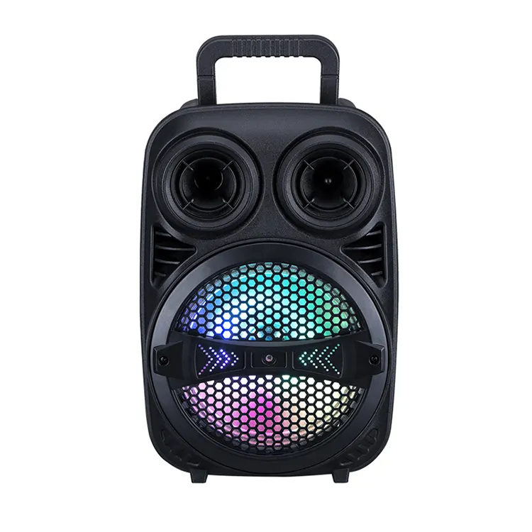 Speaker Pesta Karaoke Troli Woofer 8 Inci Isi Ulang Daya Portabel dengan Tombol Kontrol Multimedia Usb Harga Murah