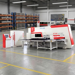 Punzonadora CNC Servoeléctrica STON-SF30 <span class=keywords><strong>de</strong></span> 15T, <span class=keywords><strong>Prensa</strong></span> Punzonadora <span class=keywords><strong>de</strong></span> Chapa Metálica <span class=keywords><strong>de</strong></span> Gran Tonelaje con Torreta Reforzada - Product Image 1