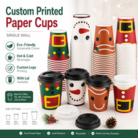 Gobelet à café en papier ondulé à double paroi avec couvercle, personnalisable avec logo, 4oz, 8oz, 12oz, 16oz, 20oz, 24oz, jetable, pour boissons chaudes à emporter