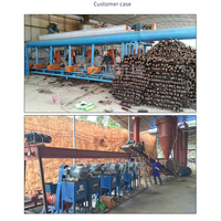 Extrudeuse de bâtons de charbon de carburant moderne, nouveau Type de conception unique, ligne de machine à fabriquer des briquettes de bois pour cheminée, 2023