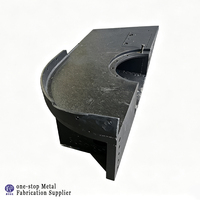 Pièces en aluminium 7075, pièces de soudage robotisé, service de pliage par presse plieuse, boîtier de boîte de vitesses, durcissement par flamme