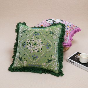 <span class=keywords><strong>Housse</strong></span> de coussin Jacquard de luxe léger <span class=keywords><strong>pour</strong></span> l'extérieur et la décoration du salon Prix de gros <span class=keywords><strong>pour</strong></span> la lecture et le repos au lit - Product Image 5