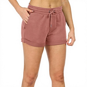 <b>Women</b> High Waist Workout Lounge <b>Shorts</b> Soft Cotton Athletic <b>Shorts</b> OEM Custom Bulk - Product Image 1