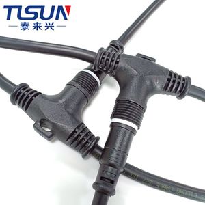 Cáp Đèn Led 4 Đầu Nối Chống Nước Loại <span class=keywords><strong>T</strong></span> - Product Image 4