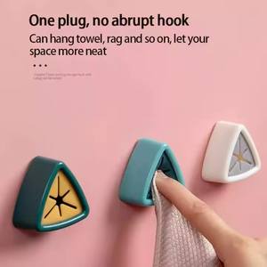 I-0269 Meilleure vente : Support mural adhésif sans perçage pour couverts et serviettes, pour cuisine et salle de bain, support simple - Product Image 2