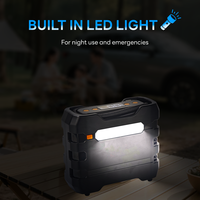 Compresseur d'air portable en plastique à cylindre unique Richtek DC 12V 120W 80psi avec manomètre numérique LED et moniteur de pression des pneus