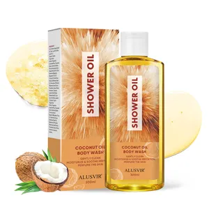 Natural Coconut Body Wash Private Label Organic Makeup Cleansing Body Wash Skin Lightening Whitening Shower Body Oil
