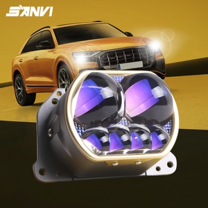 SANVI Nouveau projecteur LED 3 pouces L600S super lumineux, lentille de projecteur LED 3 pouces, phares de voiture, lentille LED de remplacement, lampe de voiture 6000K - Product Image 1