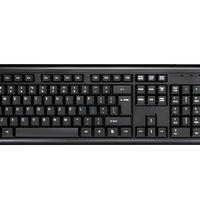 Combo clavier et souris filaire HKM2023, souris optique, clavier pleine taille, USB Plug-and-Play, étanche, 1200 DPI, design ergonomique, en stock