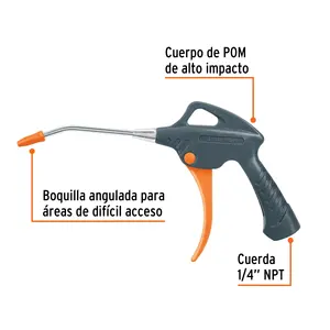Truper POM Body Blowtorch Gun Equipo de limpieza de plástico - Product Image 2
