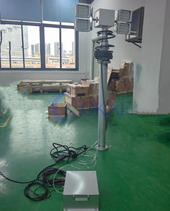 Mât télescopique de 4 m, 5 m, 6 m, monté sur véhicule, tour d'éclairage télescopique pour camion de <span class=keywords><strong>pompiers</strong></span> - Product Image 2