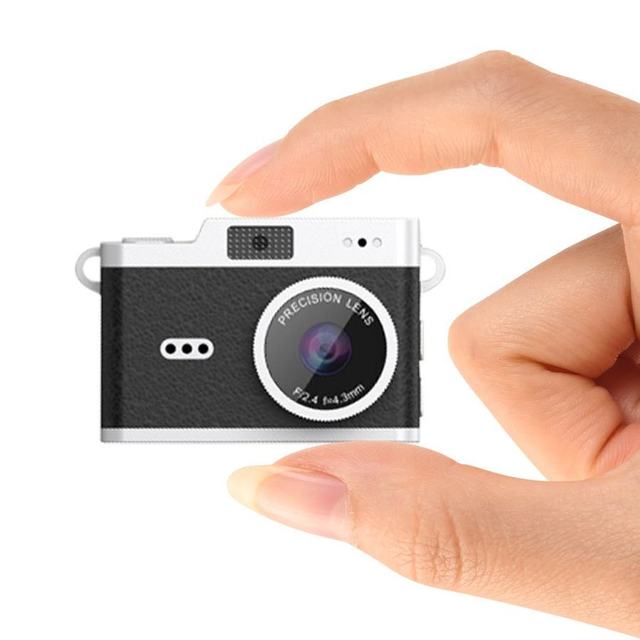 Fast Delivery Mini Size Retro Vintage Compact Kids Camera 1080P HD Pocket Video Camcorder Vlogging for Kids Birthday Gift