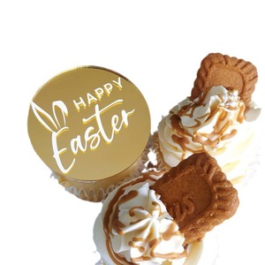 ของตกแต่งเค้กอีสเตอร์รูปกระต่ายอะคริลิค พร้อมน้ำผึ้งและของหวาน สำหรับตกแต่งขนมในวันหยุด - Product Image 4