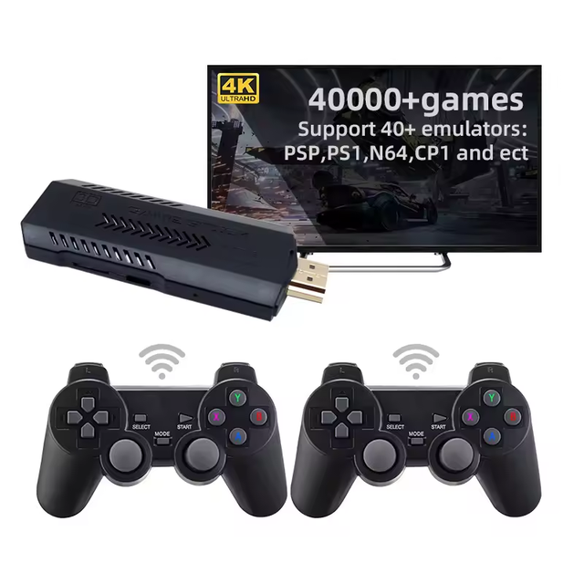 GD10 Pro 4K Game Stick 37000+ Games X2 with P3 Controller 2.4G Wireless Gamepad Retro Classic Video Game Console