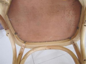 Chaise à dossier croisé en bois massif de hêtre et de chêne, empilable, pour les mariages, les hôtels, les locations, les appartements - Product Image 3