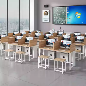 Meubles modernes pour écoles primaires, table et chaise de laboratoire informatique pour usage extérieur, atelier de physique universitaire, hôtel pour étudiants - Product Image 1