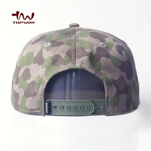 หมวกแก็บและหมวกแก็บแบนลายพรางสไตล์ฮิปฮอป6แผงทำจากผ้าฝ้ายทอลายทแยงปรับแต่งได้ - Product Image 3