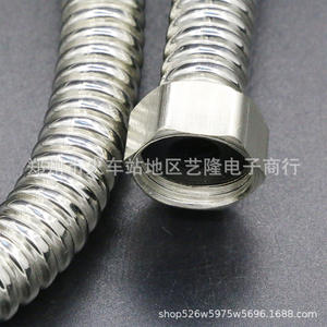 Tuyau ondulé en acier inoxydable 1/2 pouce, flexible, pour chauffe-eau et toilettes, haute pression, 30cm, 50cm, 60cm, 80cm - Product Image 1