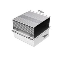 Carcasa electrónica para amplificador de Metal, carcasa de aluminio de extrusión eléctrica de montaje en pared dividida personalizada para dispositivo electrónico