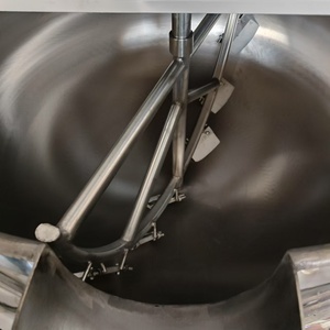 Chaudière à vapeur industrielle à double enveloppe <span class=keywords><strong>Yido</strong></span> 50L/100L/200L/300L/500L de haute qualité avec moteur électrique pour la transformation de la viande - Product Image 5