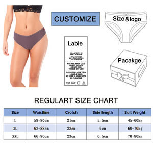 UOKIN My Love Print gran oferta tangas para chicas adultas mujeres sexy low Rise <span class=keywords><strong>Tanga</strong></span> ropa interior en 12 piezas paquete al por mayor A5070 - Product Image 2