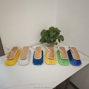 PÔLE EN ALUMINIUM TÉLESCOPIQUE 108-180 CM <span class=keywords><strong>Brosse</strong></span> de nettoyage de bateau en bois solide de 10 pouces pour <span class=keywords><strong>lavage</strong></span> de voiture Bateau Yat Marine - Product Image 5