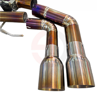 Système d'échappement complet SD Performance pour BMW X5M X6M F95 F96 4.4T 2020-2026, avec downpipe droit et tuyaux d'échappement cat-back en titane