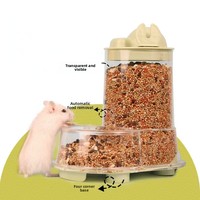 Mangeoire automatique pour petits animaux mangeoire pour petits animaux bol de nourriture écureuil lapin hamster mangeoire pour animaux de compagnie