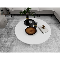 Panneau de meuble en pierre frittée mate de luxe, imperméable pour meuble-lavabo et table basse