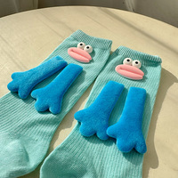 Chaussettes mi-mollet pour femme, design mignon, mode printemps, respirantes, antidérapantes, décontractées, amusantes, pour usage quotidien
