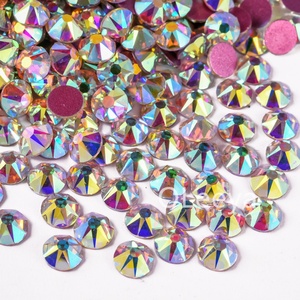 Oleeya - Cristales de Vidrio AB de 16 Facetas, Sin Fijación en Caliente, con Reverso Plano, para Decoración de Uñas, Zapatos, Bikinis, Vestidos y Manualidades - Product Image 2