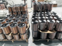 Alambre de Aluminio Esmaltado de 0.14mm-0.9mm, Conductor Sólido para Bobinado de Motores, Voltaje Nominal 130/155/180/200/220 Grados