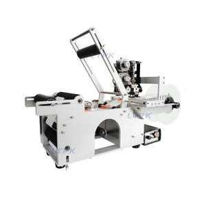 LT-50D Semi Automatic <strong>Desktop</strong> Aluminium Plate Round Bottle Labeling Machine for Cans Beverage Bottles with Date <strong>Coder</strong> - Product Image 2