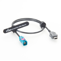 Câble Ethernet automobile IX vers H-MTD, Hirose IX30G-A-10S-CV Harting 09451812561 vers H-MTD mâle E6S10A-1CAZ5-Z, IX une clé pour H-MTD