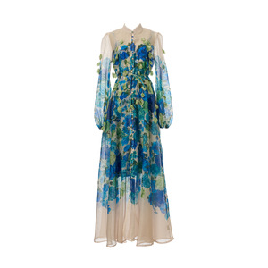 <span class=keywords><strong>Abito</strong></span> lungo vintage da principessa con maniche lunghe, stile fatato, delle marche australiane Z, collezione transfrontaliera 2026, con intricati lavori artigianali per il tempo libero - Product Image 4