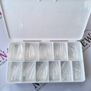 <span class=keywords><strong>Uñas</strong></span> Postizas de Gel Estilo Francés, Marca Privada, Gel X <span class=keywords><strong>Gelly</strong></span> <span class=keywords><strong>Tips</strong></span>, <span class=keywords><strong>Uñas</strong></span> a Presión Transparentes, 440 Piezas, <span class=keywords><strong>Uñas</strong></span> de Cobertura Completa para Dedos - Product Image 6