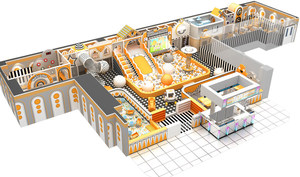 Trẻ em thương mại chơi khu vực trong nhà trẻ em của công viên trẻ em Slide mềm thiết bị sân chơi tùy chỉnh slide softplay Nhà cung cấp Trung Quốc - Product Image 5